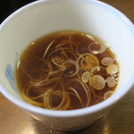 志美津や - 蕎麦湯を楽しむ