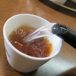 志美津や - 蕎麦湯を楽しむ