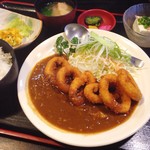 キネマ食堂 - イカリングフライカレー定食