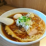 中華蕎麦 あお木 - 醤油ラーメン 大盛 味玉 トッピング ¥1,000-