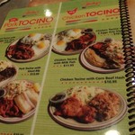 Shirley's Coffee Shop - メニューの一部１