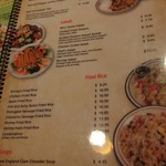 Shirley's Coffee Shop - メニューの一部２