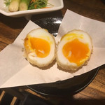 天ぷら 飛鳥 - 半熟卵天