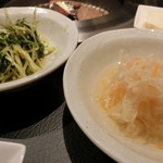 京松蘭 - 水菜サラダとなます