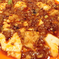 中国料理 四川 - 山椒麻辣豆腐アップ　（2017年7月）