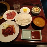 Yakiniku Resutoran Fukusuke - サービスランチ（1080円）2017年8月