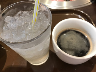 焼肉 宝島 - ドリンクバーから… ミニッツメイドレモンソーダ& コーヒー