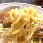 手打らーめん 勝龍 - 塩ニボダイス麺リフト