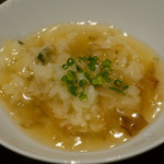 銀座 しのはら - フカヒレとスッポン出汁のあんかけ飯