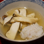 銀座 しのはら - ハモと松茸