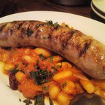 トラットリア ディペッシェ パッパーレ イタリア - 自家製サルシッチャと白インゲン豆