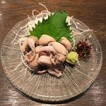 小川の魚 - うなぎの肝刺し