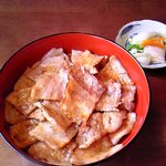 炭焼豚丼 空海 - 豚バラ丼　肉大盛り