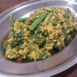 プルジャ ダイニング - ・カボチャの葉っぱの玉子とじ (メニュー外)