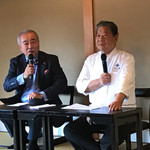 菊乃井 - お二人の軽快なレクチャーを聞きながらお食事です