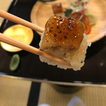 菊乃井 - 鱧寿司は柚子の香り