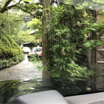 菊乃井 - タクシーに乗り込むも 満足感で心地よい余韻が残り 後ろ髪引かれる気持ちです