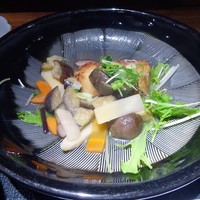 赤坂かこい - ランチ：週替わり定食（カラスガレイの竜田揚げ 五目あんかけ）
