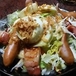 大黒屋 そば店 - ごちそうサラダ　450円
