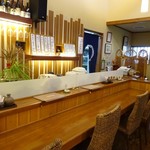 そば打ち幸甚 - カウンター