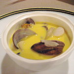 メインダイニング シーホース - 木の子と貝スープ