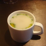 ビストロ ラ・シブレット - La Ciboulette　マッシュルームのスープ