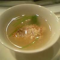 新橋亭 - 真鯛の創作おこげスープ