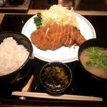 とんき - ロースカツランチ