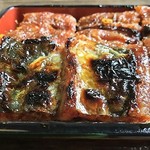 うなぎのなんけ - 裏側の焼き具合