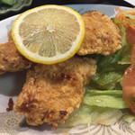 清龍園 - 唐揚げ。家庭的なお味で美味しいです。