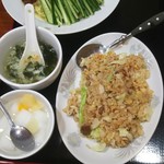 魯園菜館 - ジャージャー麺半チャーハンセット