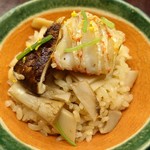銀座 小十 - 甘鯛と松茸の炊き込みご飯