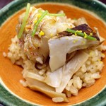 銀座 小十 - 甘鯛と松茸の炊き込みご飯
