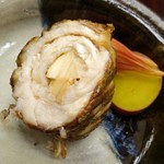 銀座 小十 - 松茸のカマス巻き