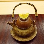 銀座 小十 - 松茸の土瓶蒸し