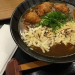 自家製麺処 御用 - 名物鳥天チーズカレーうどん（￥850）