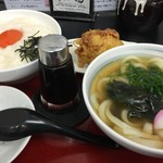 極楽うどん TKU - とろろ玉丼セット（￥650）