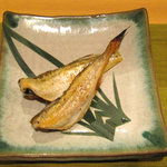 鮨竜 - 粕漬けハタハタの焼き物：2011年3月