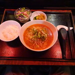 Ryuu En - 坦々麺セット（日替り）700円