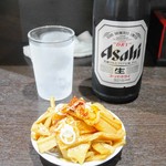 中華そば べんてん - ビール＋お供②