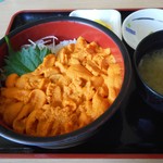 赤バフンうに丼