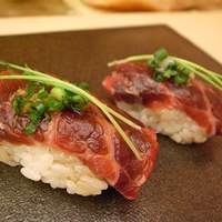 やま中・本店　鮨と日本料理　 - クジラの尾の身