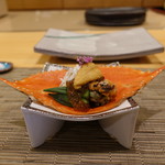 照寿司 - ワタリガニと雲丹