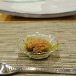 照寿司 - 肝ソースにシャリを入れて