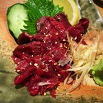 伊酒屋 はりまやりぐる - 馬刺し