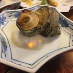 居酒屋 前 - さざえのつぼ焼き