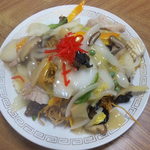 仙龍 - 五目揚焼きそば（大盛）