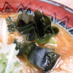 刺身昆布のアップ