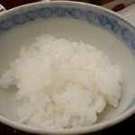 滋味 康月 - 「煮えばな」をいただく白ごはん。