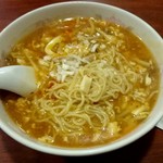 桂林菜館 - 酸辣湯麺980円(2017/07)